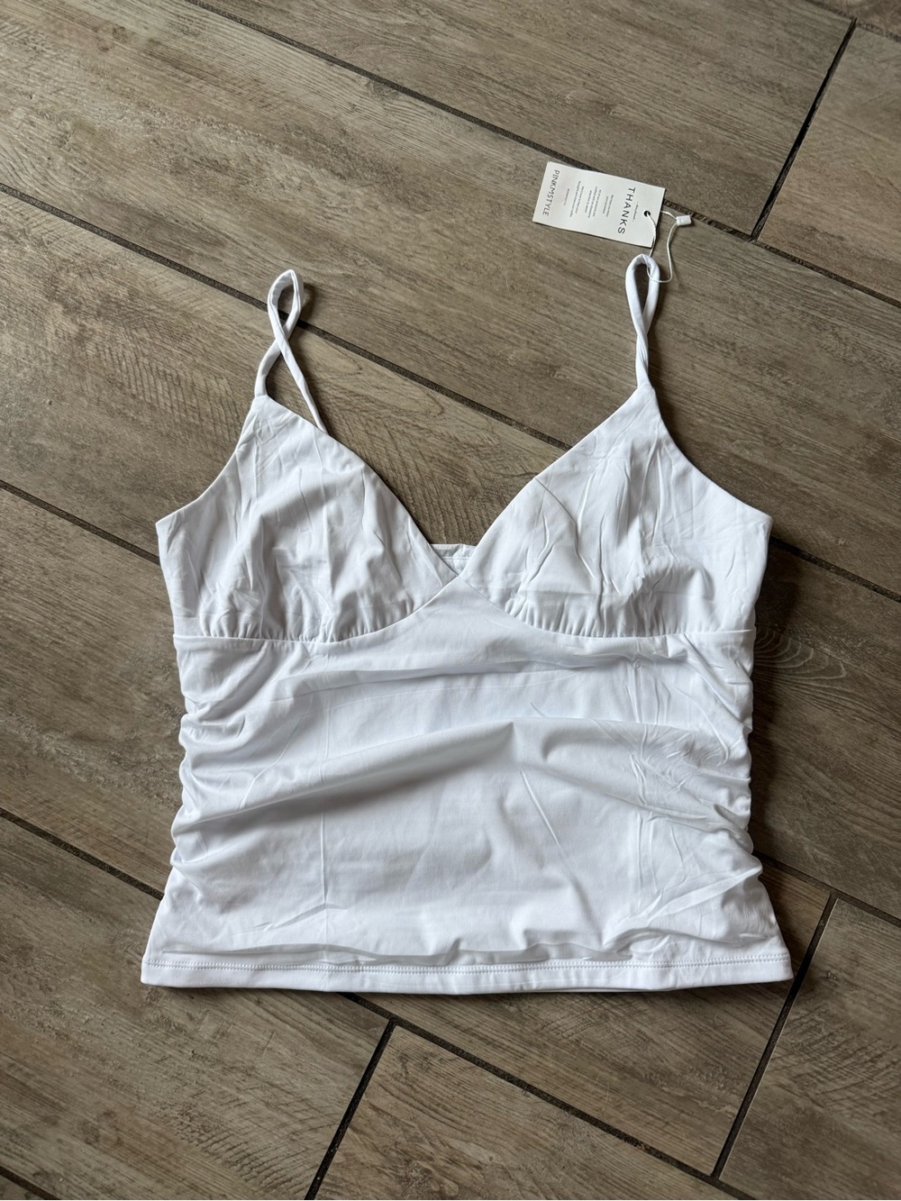 Single White Camisole by Single